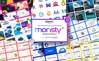 Monsty Lite - Biznesplan. Szablon kolekcji biznesowej