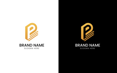 Letter P financieel logo-08-231
