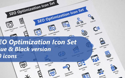 Seo-Optimierung-Icon-Set
