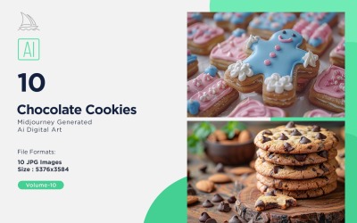Chocolate Chips Cookies 10 Set 10
