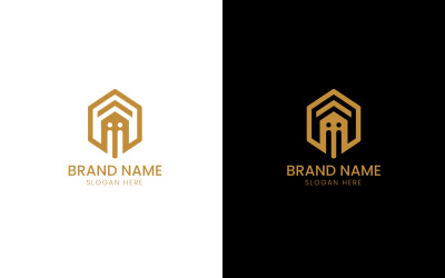 Logotipo da casa comunitária moderna-08-238