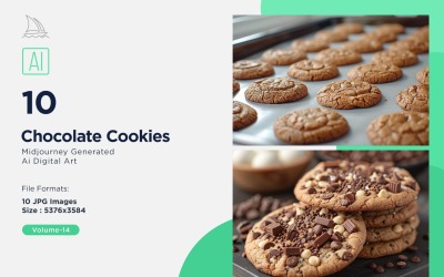 Chocolate Chips Cookies 10 Set 14