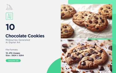Chocolate Chips Cookies 10 Set 20