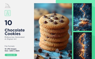 Chocolate Chips Cookies 10 Set 28