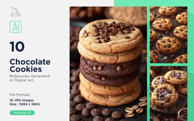 Chocolate Chips Cookies 10 Set 33