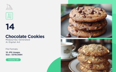 Chocolate Chips Cookies 14 Set 26