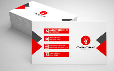 Sleek and Modern Business Card Template