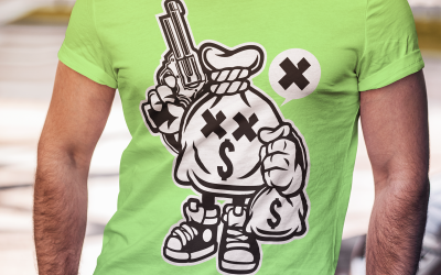 Creatief ontwerp voor cool shirt-0332-24