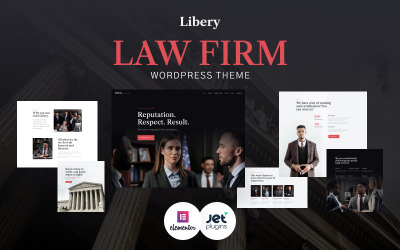 Libery - Тема WordPress для юридичної фірми