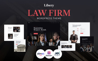 Libery - téma WordPress právnické firmy