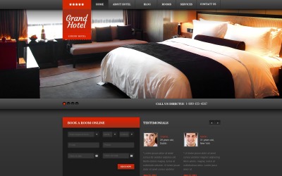 Responsivt Cherry Hotels WordPress Theme WordPress-tema #43791