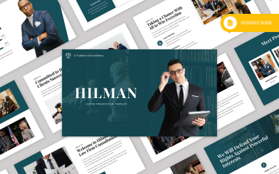 Hilman-律师 Google 幻灯片模板