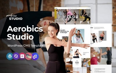 Aero Studio - Aerobicskurser Multipurpose WordPress Elementor Theme