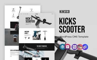 Kiksco – Thème WordPress Elementor pour scooter électrique