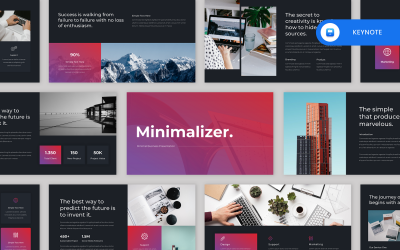 Minimalizador - Modelo de Keynote de Negócios Mínimo