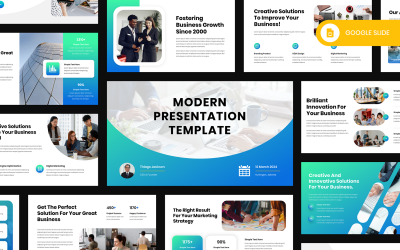 Moden - Modèle de diapositive Google professionnel