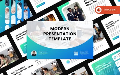 Moden - Zakelijke PowerPoint-sjabloon