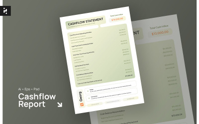 Egyszerű Cashflow jelentés sablon