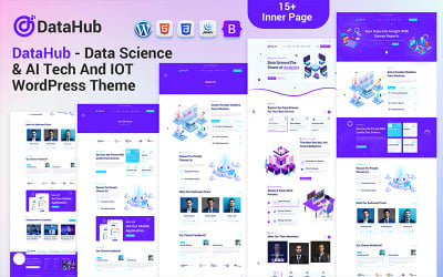 DataHUb – téma WordPress Data Science &amp;amp; AI Tech a IOT