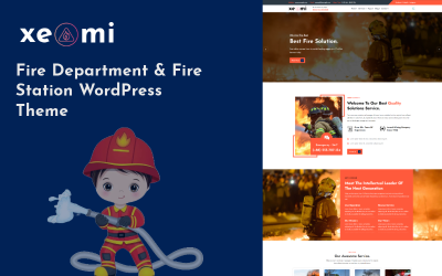 Xeomi – WordPress-Theme für Feuerwehr und Feuerwache