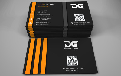 Modello per biglietto da visita con design personalizzabili - 332