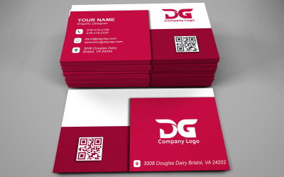 Modello per biglietto da visita con design personalizzabili - 334