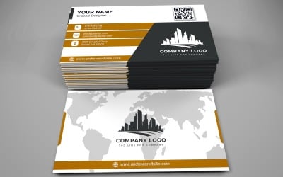 Visiting Card Template with Customizable Designs - 323