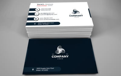 Visiting Card Template with Customizable Designs - 324