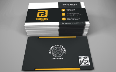 Visiting Card Template with Customizable Designs - 328