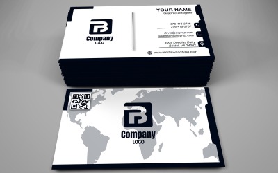 Visiting Card Template with Customizable Designs - 329