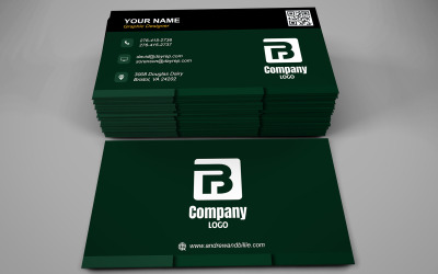 Visiting Card Template with Customizable Designs - 330