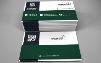 Visiting Card Template with Customizable Designs - 333