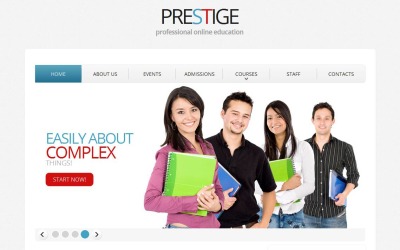 Prémium Karrierépítés témakörű Moto CMS HTML sablon 43828
