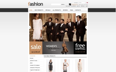 Szablon ZenCart Classy Fashion Store