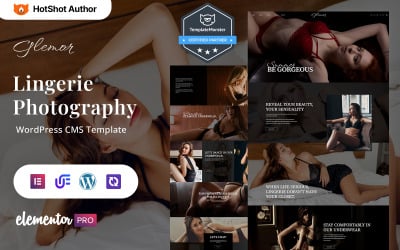 Glemor - Tema WordPress Elementor per fotografia moderna di lingerie