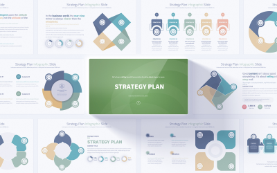 Komplexní strategický plán PowerPoint Infographic šablona