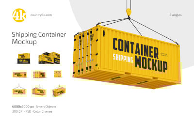 Versandcontainer-Modellsatz