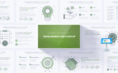 Modelo de Keynote Ultimate Development e Startup