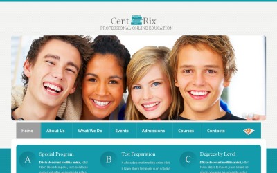 Prémium Karrierépítés témakörű Moto CMS HTML sablon 43935