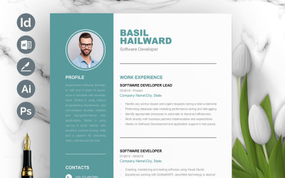 Professional And Elegant Resume Template Design