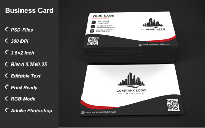 Visiting Card Template with Customizable Designs - 359