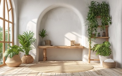 Home room office with chair &amp;amp; Plant vases 157