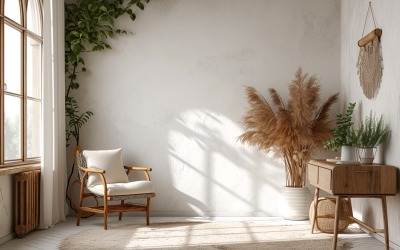 Home room office with chair &amp;amp; Plant vases 160