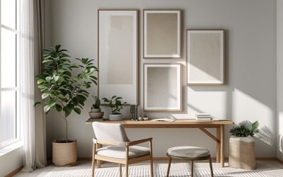 Minimalist Design with Desk &amp;amp; Frame 164
