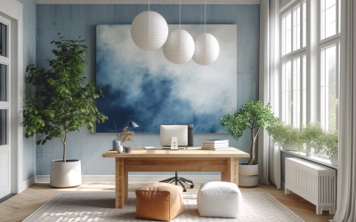 Minimalist Design with Desk &amp;amp; Frame 165
