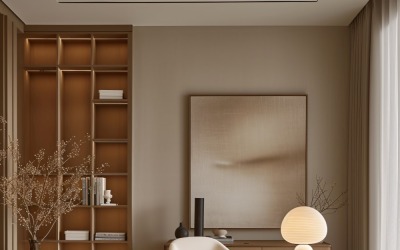 Minimalist Scandinavian Interior Home Office 151