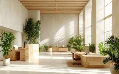 Minimalist Scandinavian Interior Home Office 99