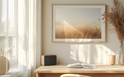 Minimalist Design with Desk &amp;amp; Frame 182