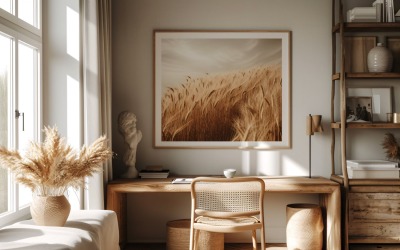 Minimalist Design with Desk &amp;amp; Frame 184