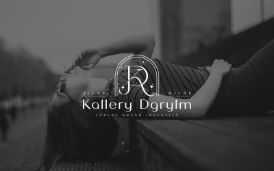 Dit is een JKRD of JKR of KR logo-ontwerp